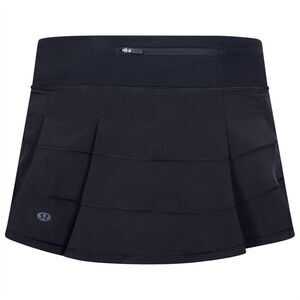 lululemon x TRENDYGOLF Womens Pace Rival Mid-Rise Skirt Black - 2023 size 10